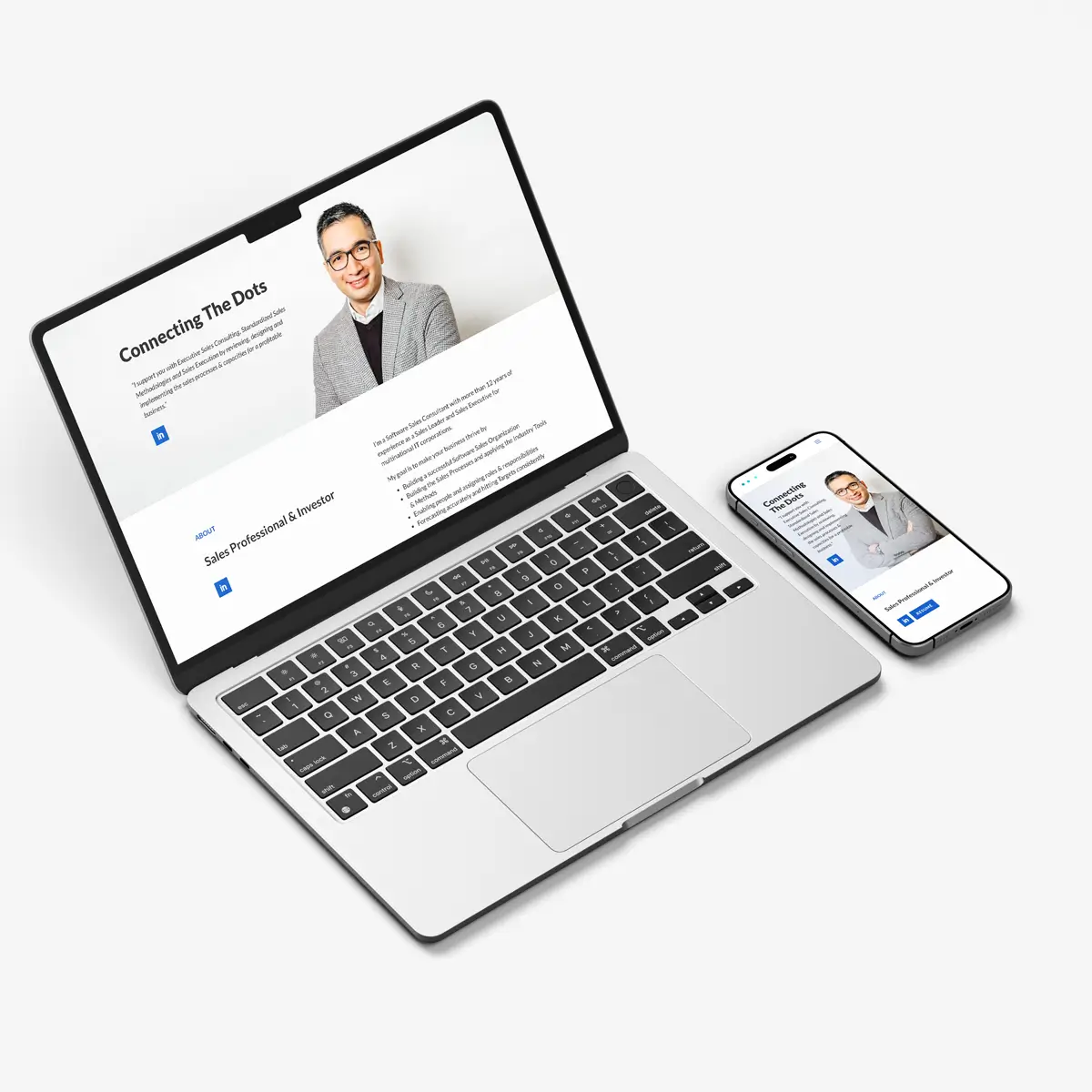 software consulting portfolio webseite