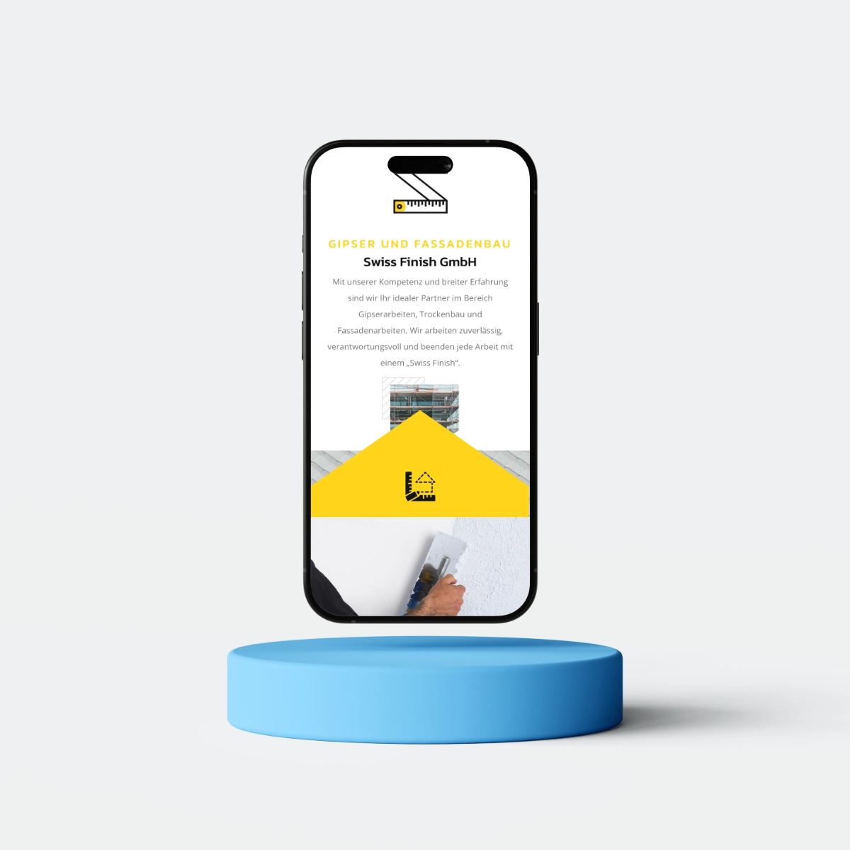 website swiss finish bau unternehmen