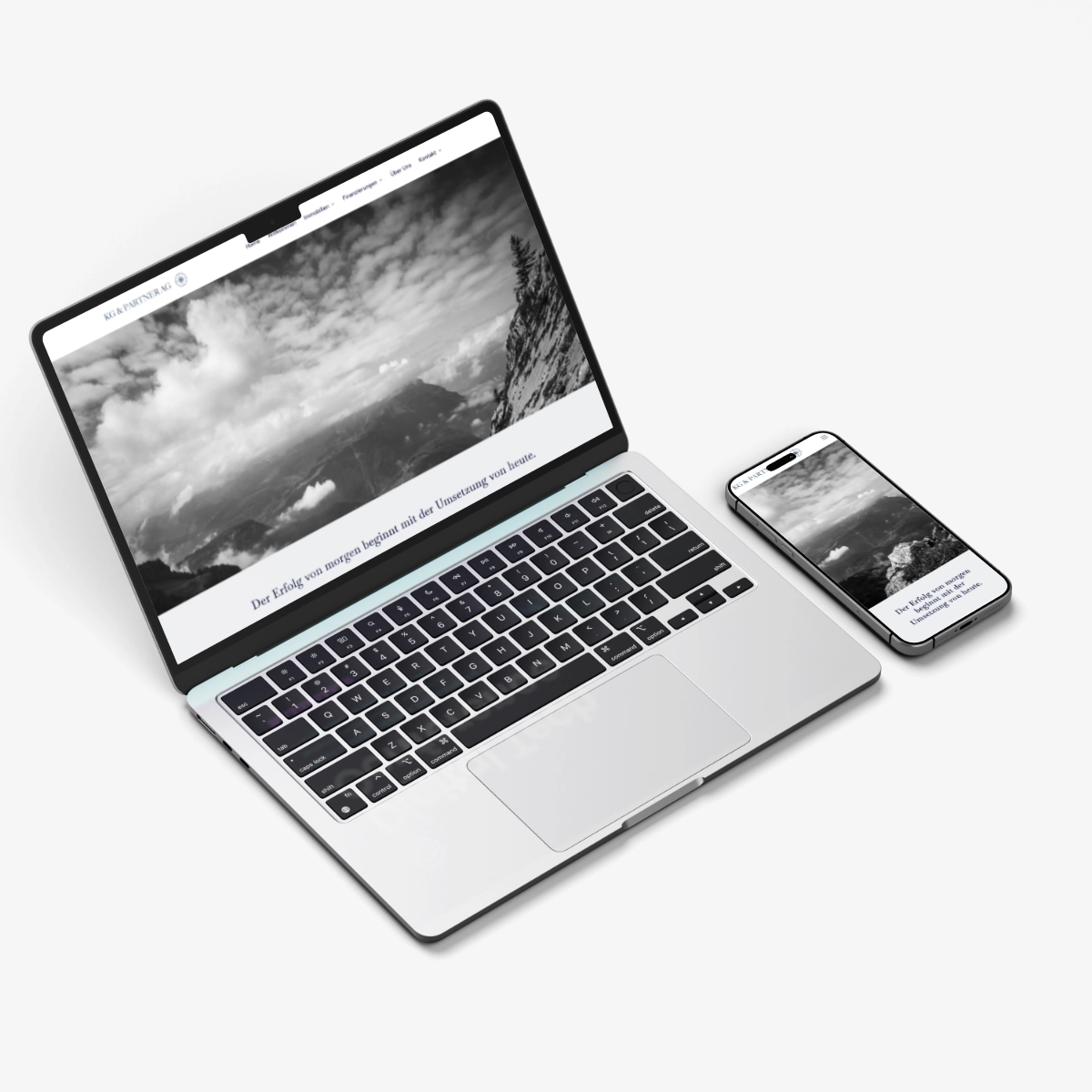 Webseite KG Partner Finanzen Versicherungen