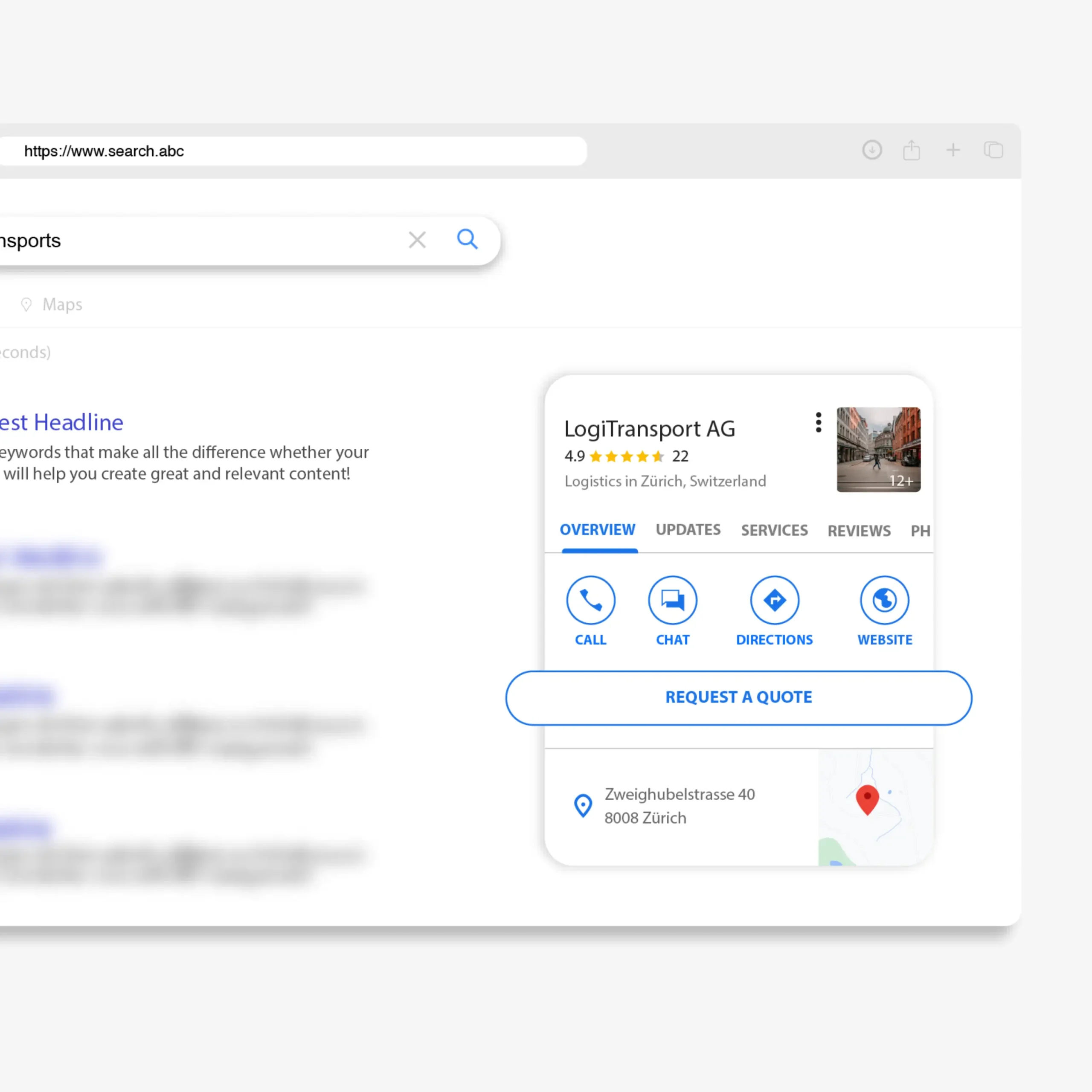 google business profil transportgewerbe