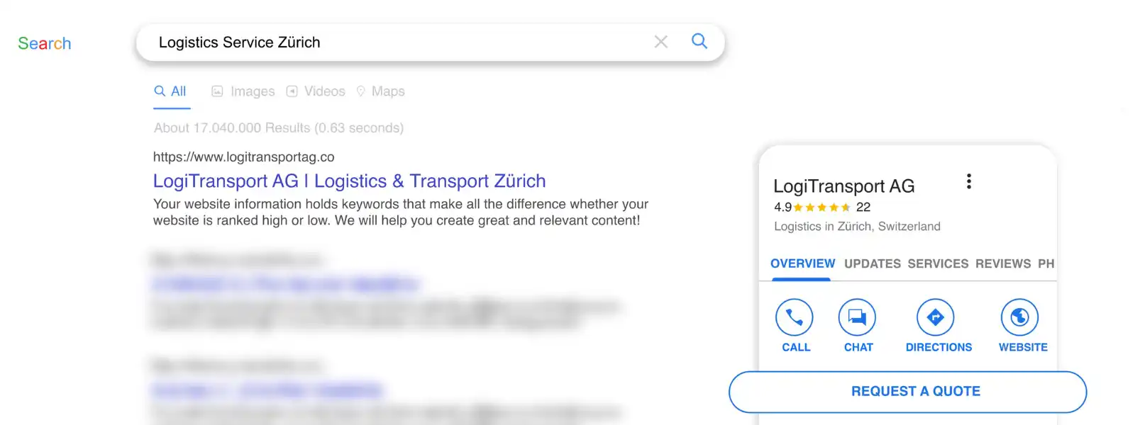 improve google search results with seo services by maayo studio